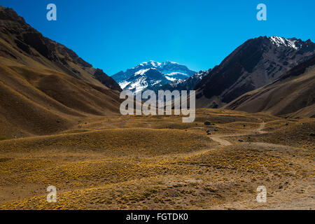Aconcagua, Provinz Mendoza, Argentinien Stockfoto