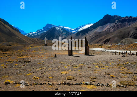 Aconcagua, Provinz Mendoza, Argentinien Stockfoto