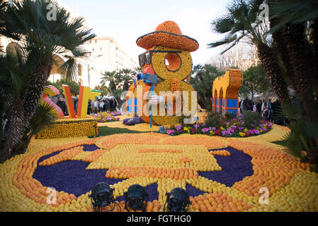 Frankreich: Lemons Festival in Menton Stockfoto