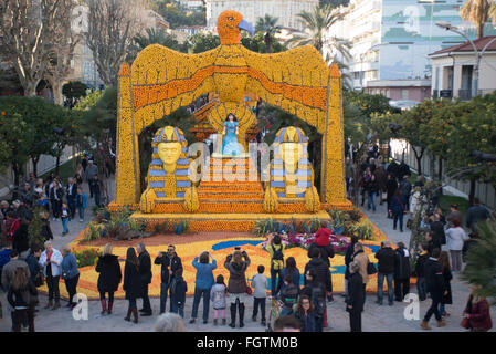 Frankreich: Lemons Festival in Menton Stockfoto