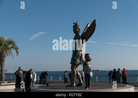 Waterfront Bonaparte Park, Saint-Raphaël, Abt. Var, Côte d ' Azur, Frankreich Stockfoto