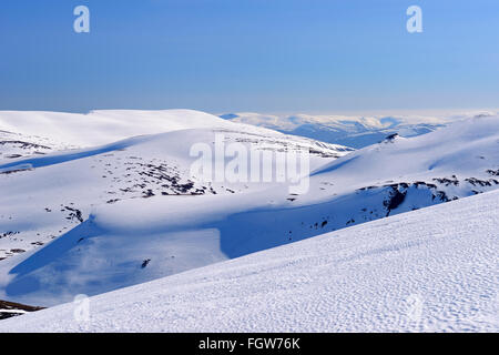 Blick gegenüber Cairngorm Mountain Ski Centre, Aviemore, schottischen Highlands, UK Stockfoto