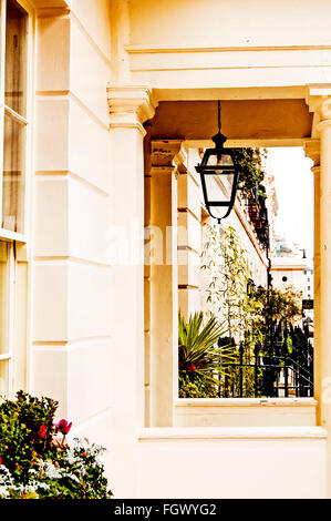 Haus in Belgravia, London Stockfoto