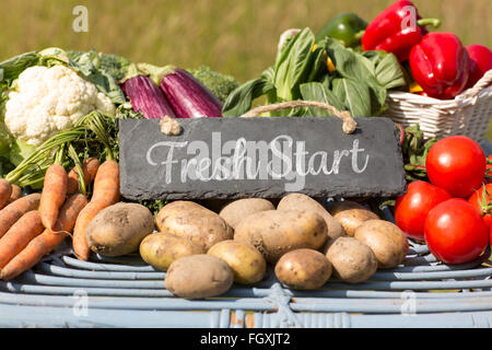 Zusammengesetztes Bild der Neuanfang Stockfoto