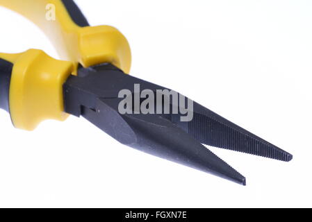 Zangen isoliert auf weißem Hintergrund Stockfoto