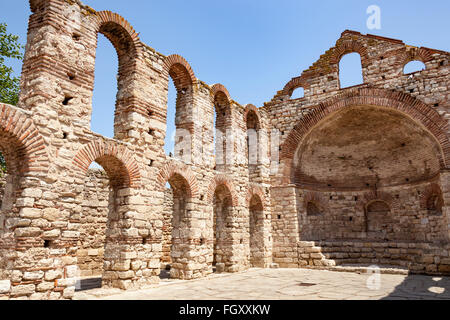 Hagia Sophia Basilica, auch bekannt als St. Sophia Church und das alte Bistum, Nessebar, Bulgarien Stockfoto