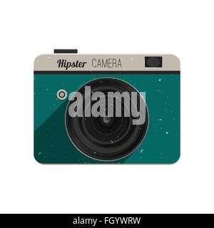 Hipster-Foto-Kamera. Stock Vektor
