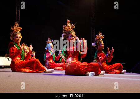 Terengganu Malaiianer Gamelan Stockfoto