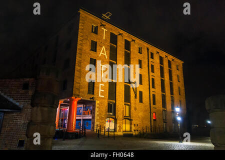 Kunstgalerie Tate Albert Dock Liverpool Lancashire England Stockfoto