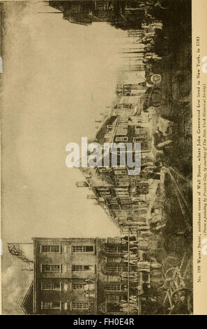 Dieser Bericht von 1922 konzentriert sich auf die revolutionären Beiträge von John Greenwood während der Amerikanischen Revolution und beschreibt seine Verdienste in Boston und New York von 1775 bis 1783. Stockfoto