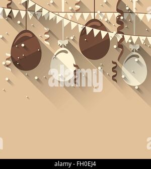 Frohe Ostern-Hintergrund Stock Vektor