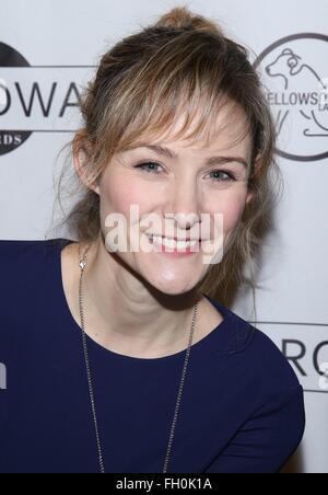 Tag eins des BroadwayCon im New York Hilton Midtown Hotel.  Mitwirkende: Jill Paice wo: New York, New York, Vereinigte Staaten von Amerika bei: 22. Januar 2016 Stockfoto