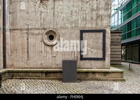 Die Sammlung Boros, eine private Sammlung von Kunstwerken in einem Bunker aus dem 2. Weltkrieg, Kunstgalerie Boros Sammlung, Reinhardtstraße, Mitte-Berlin, Deutschland Stockfoto