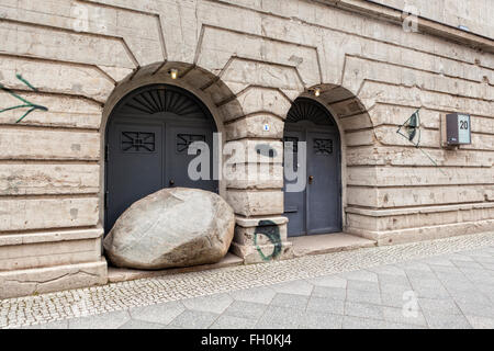 Die Sammlung Boros, eine private Sammlung von Kunstwerken in einem Bunker aus dem 2. Weltkrieg, Kunstgalerie Boros Sammlung, Reinhardtstraße, Mitte-Berlin, Deutschland Stockfoto