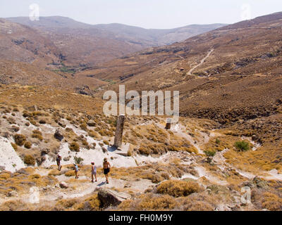 der versteinerte Wald, Lesbos Insel, Nord West Ägäis, Griechenland, Europa Stockfoto