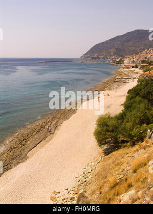 Plomari, Lesbos Insel, Nord West Ägäis, Griechenland, Europa Stockfoto