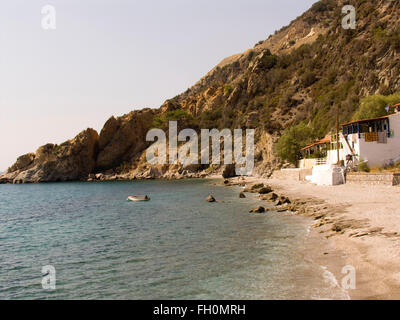 Melinta Strand, Plomari Bereich, Lesbos Insel, Nord West Ägäis, Griechenland, Europa Stockfoto