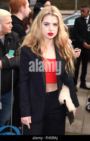 Anais Gallagher bei der Top-Shop einzigartige Fashion Show in London Fashion Woche AW16. London, 21.02.2016 Stockfoto