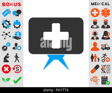Gesundheitswesen-Präsentation-Symbol Stockfoto