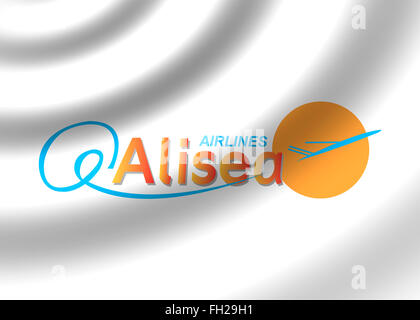 Alisea Airlines Air Logo Symbol Flagge Wappen Stockfoto