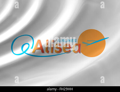 Alisea Airlines Air logo Symbol Fahne Emblem Stockfoto