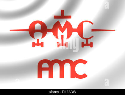 AMC Airlines Logo Symbol Flagge Wappen Stockfoto