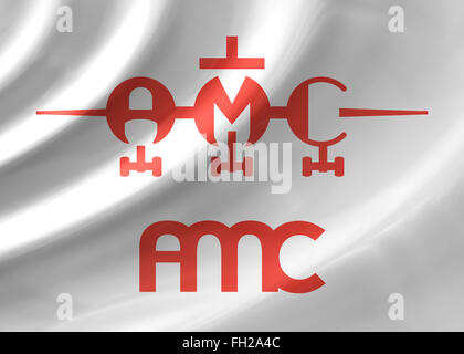 AMC Airlines Logo Symbol Flagge Wappen Stockfoto