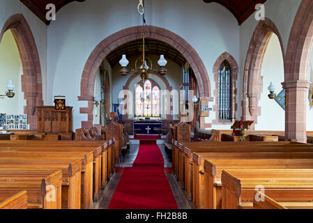 Innenraum der St. Michael Kirche, Bootle, West Cumbria, England UK Stockfoto