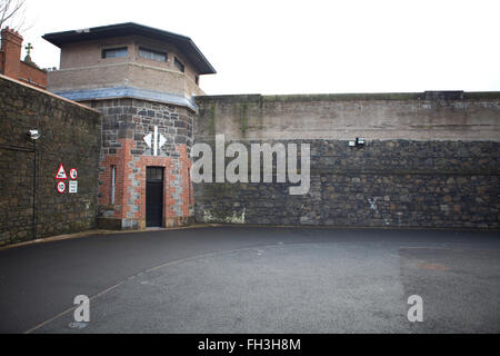 Belfast, UK. 21. Februar 2016. Crumlin Road Gaol Ausschau Turm Stockfoto