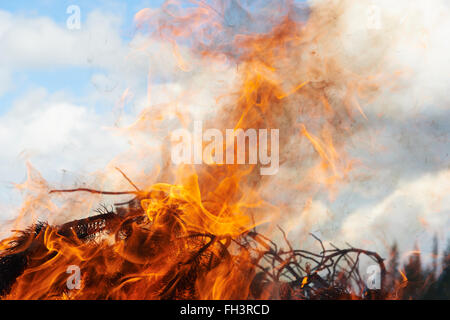 Lagerfeuer Stockfoto