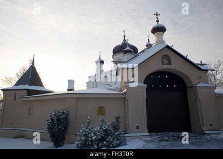 Kirche von St. Elia, der Prophet (estnische orthodoxe Kirche des Moskauer Patriarchats) Stockfoto