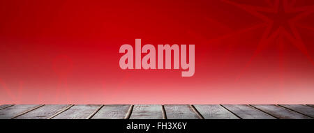 Zusammengesetztes Bild digital erzeugte grau Holzplanken Stockfoto