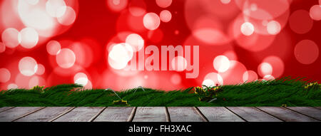 Zusammengesetztes Bild digital erzeugte grau Holzplanken Stockfoto