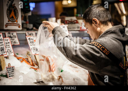 Seattles Pike Place Market, Washington State Stockfoto