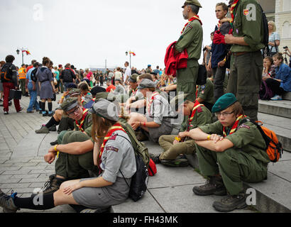 71. Jahrestag des Warschauer Aufstandes 1944 (Polen) Stockfoto