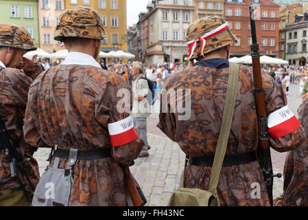 71. Jahrestag des Warschauer Aufstandes 1944 (Polen) Stockfoto