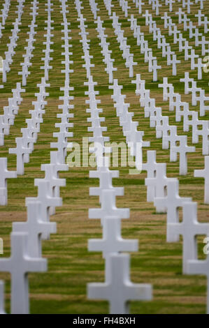 Florenz, Italien - November 2015 - amerikanische zweite Welt Soldatenfriedhof in Florenz, Italien. 2015 Stockfoto