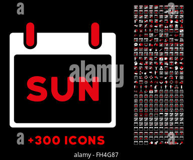 Sonntag-flach-Symbol Stockfoto