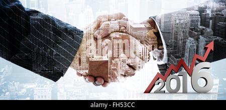 Zusammengesetztes Bild 2016 Grafik Stockfoto
