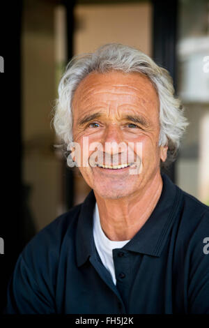 Porträt des älteren Menschen Stockfoto