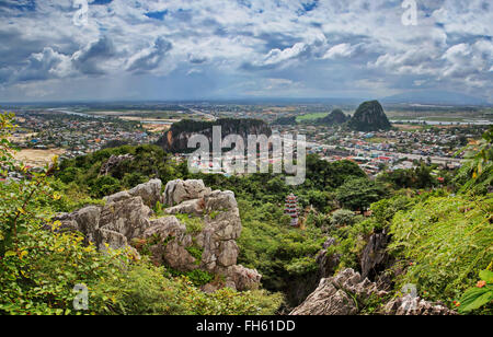 Blick von den Marmorbergen, Da Nang, Vietnam Stockfoto