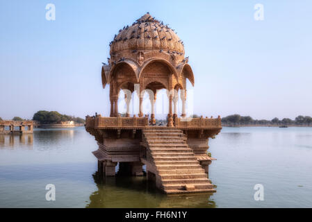 Ganga Sagar, Gadisar See, Jaisalmer, Rajasthan; Indien; Asien; Stockfoto