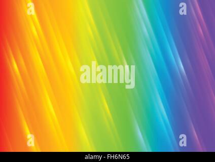 Regenbogen-glänzende unscharfe Streifen abstrakten Hintergrund. Vektor-illustration Stock Vektor