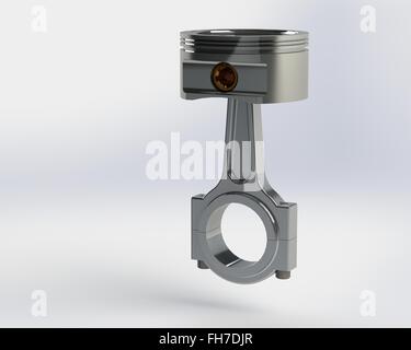 3D Render Kolben Stockfoto