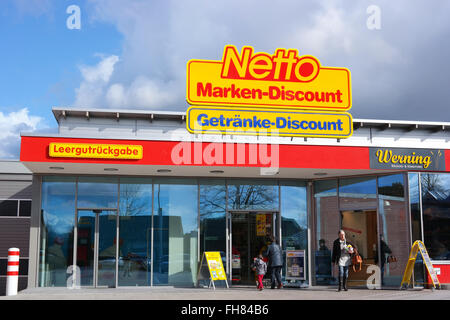 Netto Marken-Discount Supermarkt Stockfoto