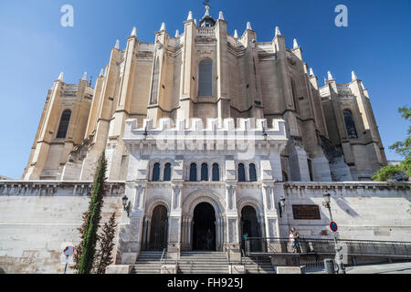 Madrid. Catedral de Nuestra Señora De La Almudena. Stockfoto