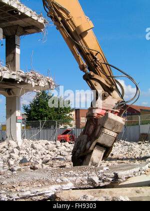 Abriss der Dreispitz shopping center Portsmouth England uk Stockfoto