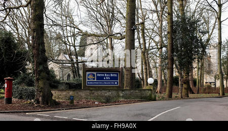 Orton Hall Best Western Hotel und Spa in der Nähe von Peterborough in Cambridgeshire UK Stockfoto