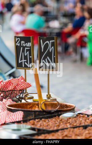 traditionelle dänische Straße Nahrung Stockfoto