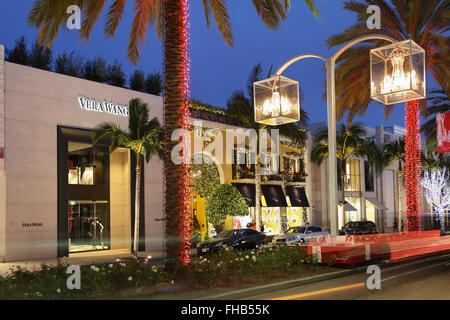 Rodeo Drive, Beverly Hills, Kalifornien, USA Stockfoto